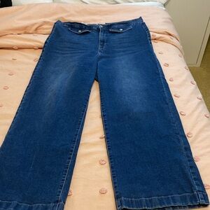 Nicole Miller Dressy Wide Leg Jeans